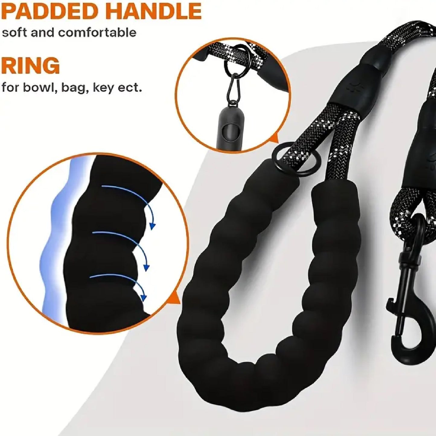 ARNES COLLAR PARA PERROS GRANDES CON CORREA