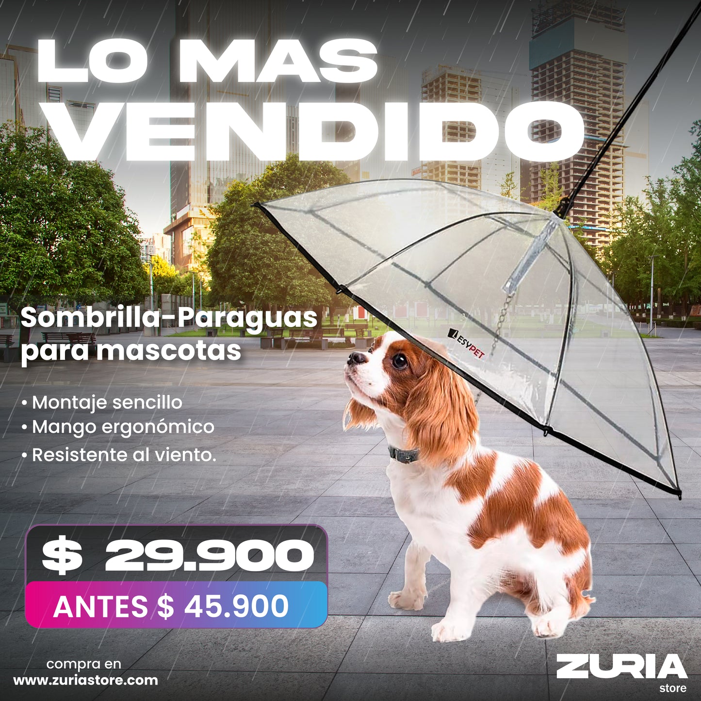 SOMBRILLA - PARAGUAS PARA MASCOTA